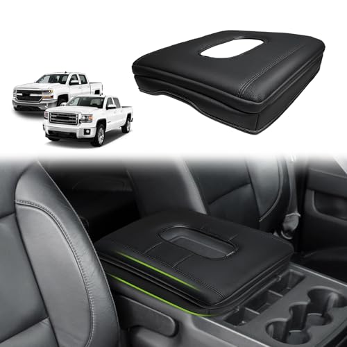 Armrest Cover for Silverado & Sierra 2014 (1) 14-18 |Silverado & Sierra| Jump Seat, +Thick)