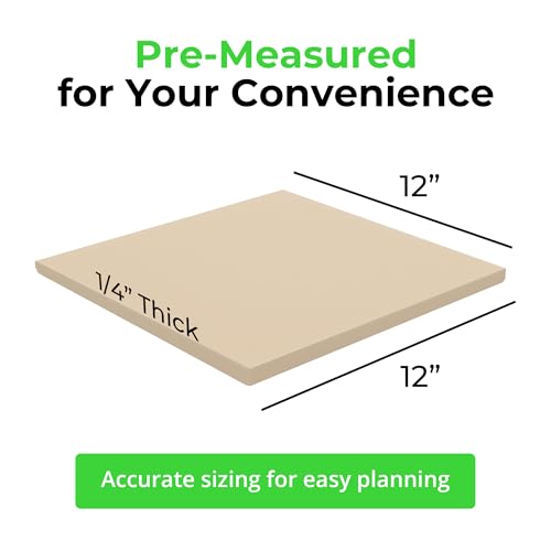 Equipment Pads (12" x 12" x 1/4" / White)