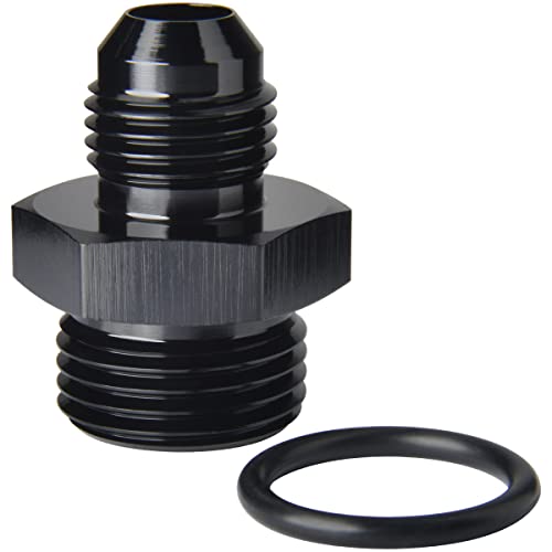 4AN Male Flare to 6AN ORB O (4AN to 6AN ORB / Black - 1PC)