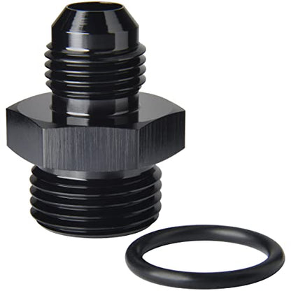 4AN Male Flare to 6AN ORB O (4AN to 6AN ORB / Black - 1PC)