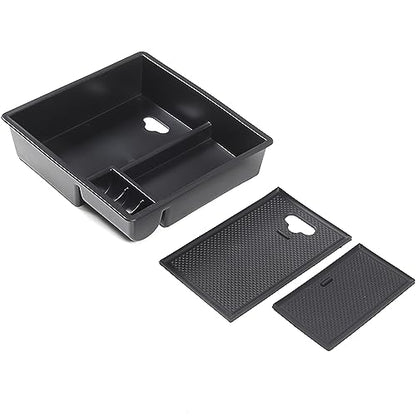 Car Center Console Armrest Storage Box Organizer Accessories Compatible with Toyot@ Hilux 2004 (2004-2015)