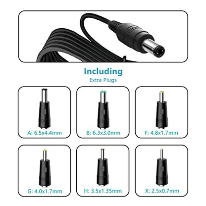 DC 15V 1A Adapter Charger Charging Cable Cord for Peak 450A 500A 600A 800A 1000A Auto Battery Booster Jump Starter