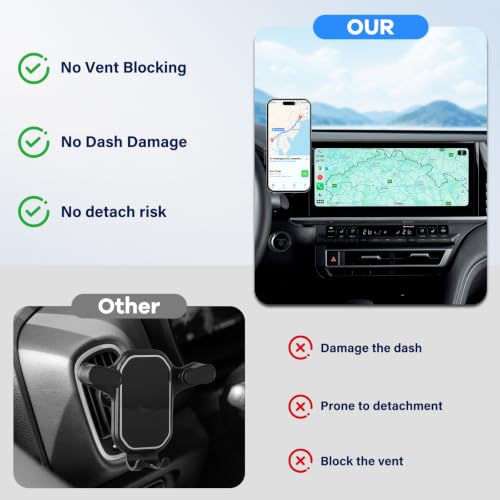 Car Phone Holder Fit for Toyota Camry 2025 (For Toyota Camry 2025-2026 12.3inch)