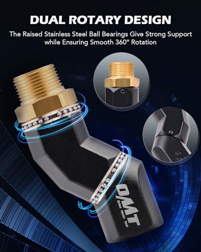 OMT 3 4" NPT Fuel Hose Nozzle Swivel Kit (1PCS 3/4"NPT / Fuel Hose Nozzle Swivel)