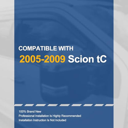 2PCS Tape On Window Visors for 2005 (05-09 Scion TC)