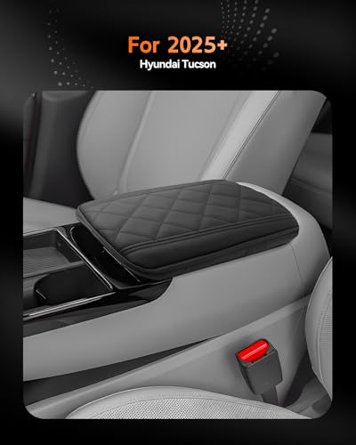 for 2025 2026 Hyundai Tucson Center Console Cover Armrest Cover for Tucson (Tucson 2025+ Only Fit Electronic -Thickened)