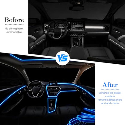 EL Wire Car LED Strip Lights (Blue / 16.5FT)