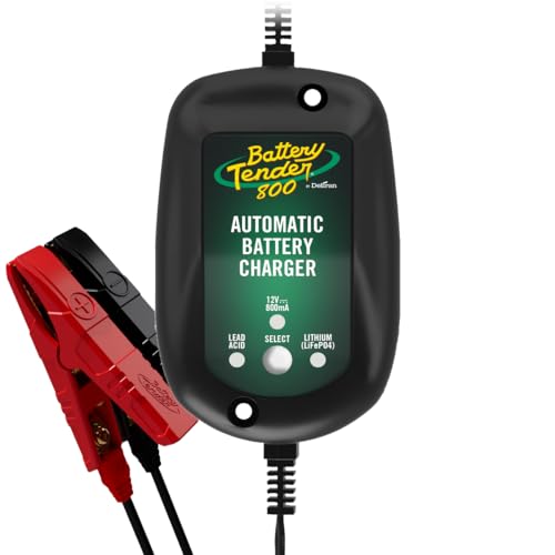 800 is a SuperSmart Battery Charger that will Constantly Monitor (Battery Charger / Black/Green / 12V @ 800mA)