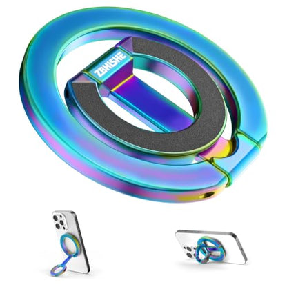 Magnetic Phone Ring Grip for MagSafe Compatible with iPhone17 (Colorful)