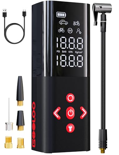 AP150 Tire Inflator Portable Air Compressor (Red)