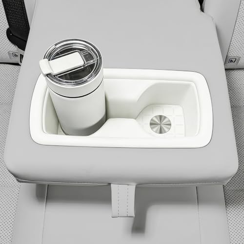 Rear Row Seat Cup Holder Insert for Toyota RAV4 2026 Car Drink Holders (for Toyota RAV4 Rear Row Seat White)
