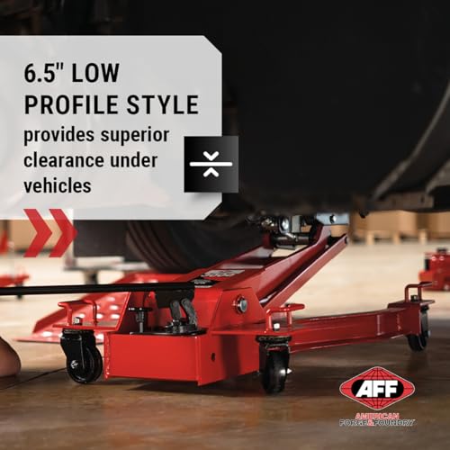 Low Profile Manual Hydraulic Transmission Jack (3000 lbs Capacity)