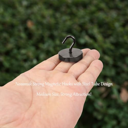 Magnetic Hooks Steel Tube Design for Cruise (Gunmetal / 100lb Magnetic Hooks)