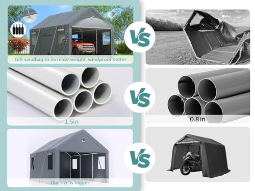 Carports 10X15 Heavy Duty