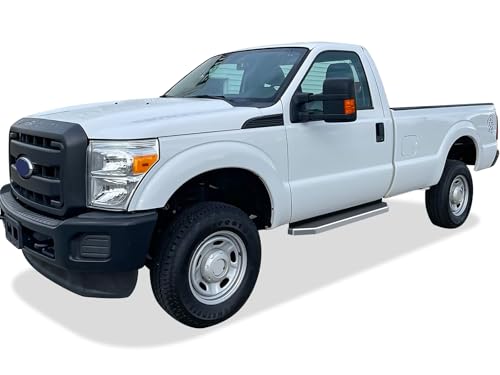 Polished Running Boards Style Compatible with Ford F250 F350 Super Duty 1999 (Polished / Running Board Flat Style)