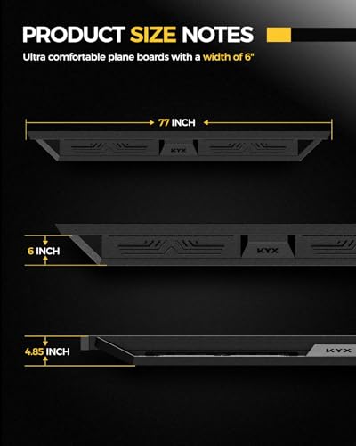 Running Boards & Steps Nerf Bars Fit for 2015 (15-24 Colorado/Canyon Crew Cab)