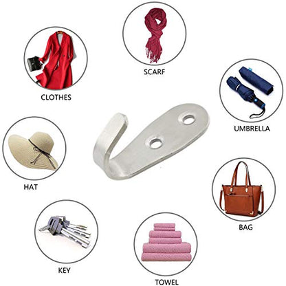 Stainless Steel Coat Hooks (U Shape Small：53*21*20mm)