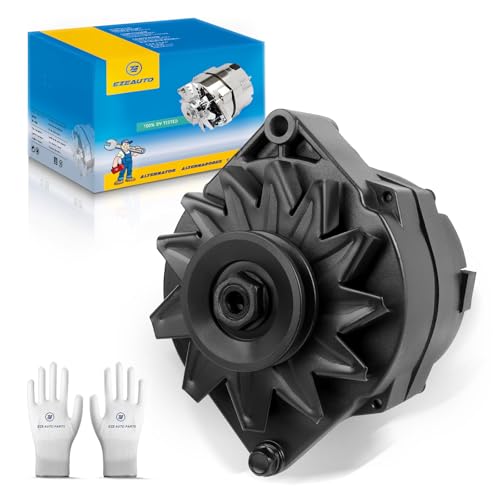 Ezexpreze 120A Upgraded 1 Wire GM Alternator New Self Exciting High Output 10SI SBC BBC for Chevy ADR0335 334 (7127-SE-B)