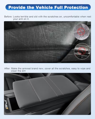 for 2024 2025 Honda Prologue Center Console Cover for 2024 (Thick Pad for 2025 Prologue)