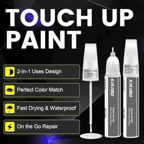 for Mazda Touch Up Paint (Rhodium White Metallic(51K) for 2023-2025 CX-5/2025-2026 CX-70/2024-2026 CX-90/)