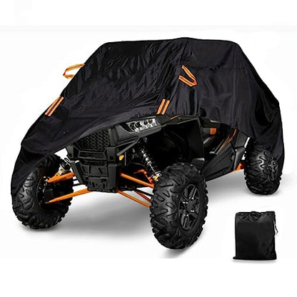 UTV Cover Waterproof Heavy Duty Oxford Cloth All Weather Protection Covers 2 (Black / Small)