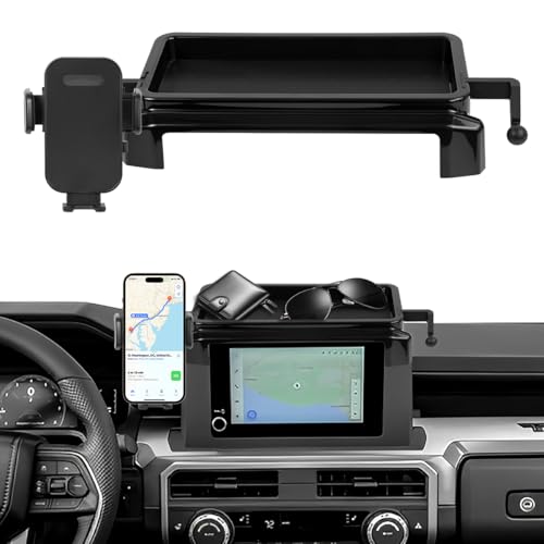 Car Phone Holder Compatible with Toyota Tacoma 2024 2025 Accessories 8 (2024 2025 Tacoma 8inch)