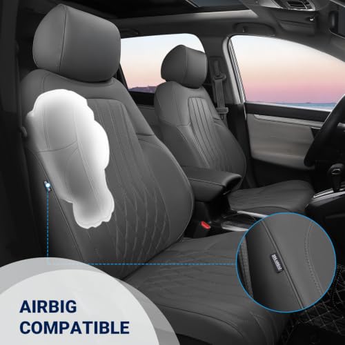 Custom for Honda CRV Seat Covers 2017 (Grey / CR-V 2017-2022)
