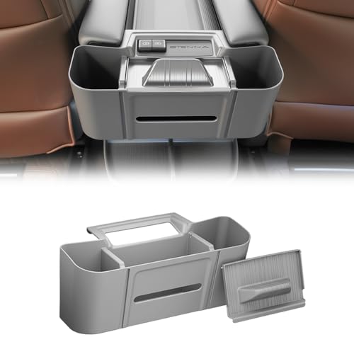 3-in-1 Rear Center Console Hanging Organizer for Sienna 2021-2026 (Center Armrest Rear Organizer)