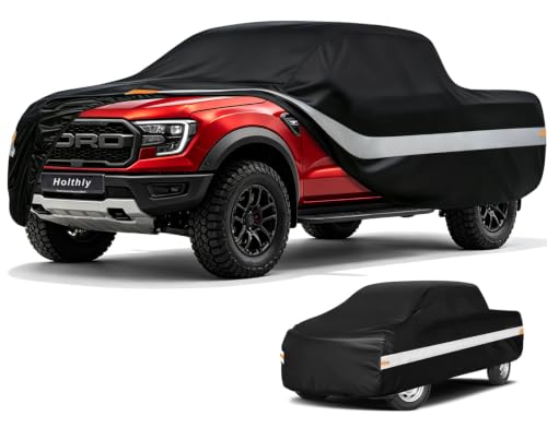 10 Layers Truck Cover Waterproof All Weather Custom Fit Ford Ranger (Black Gray / Custom Fit for Ford Ranger)