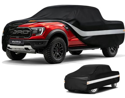 10 Layers Truck Cover Waterproof All Weather Custom Fit Ford Ranger (Black Gray / Custom Fit for Ford Ranger)