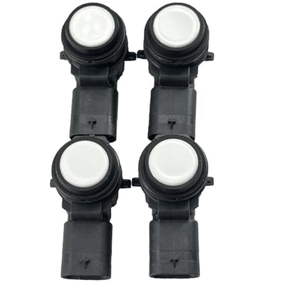 4PCS 66209261587 White Bumper PDC Parking Sensor Compatible with F20 F22 F30 F31 F84 F80