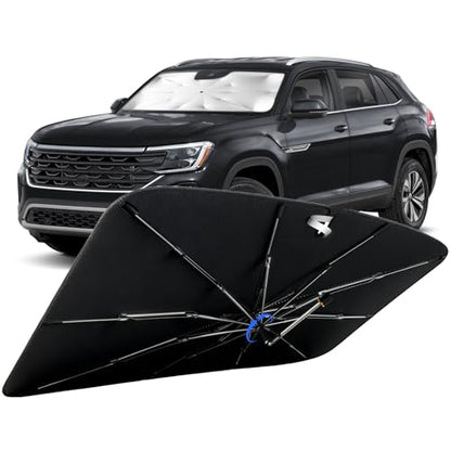 Windshield Sun Shade for Volkswagen Atlas Cross Sport 2020 (Fit for Volkswagen Atlas Cross Sport 2020–2026)
