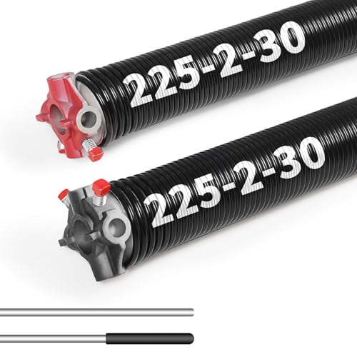 Pair of 2" Garage Door Torsion Springs 0.225X2"X30" (0.225X2"X30")