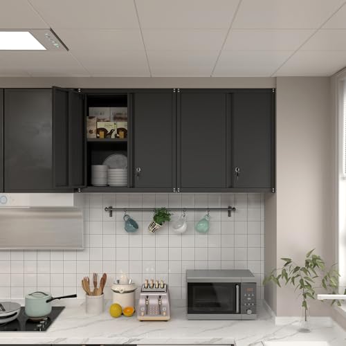Garage Storage Cabinet (27.95"H Wall Cabinet / Black)