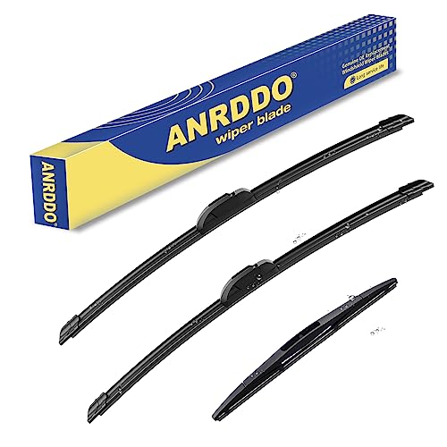 3 Wipers Replacement for 2016 (26"+18"+10" / J-HOOK)