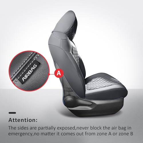 Seat Covers Full Set Fit for 2019 (Grey / 2019-2025 rav4(Not for Hybrid,Adventure&TRD-OFF))