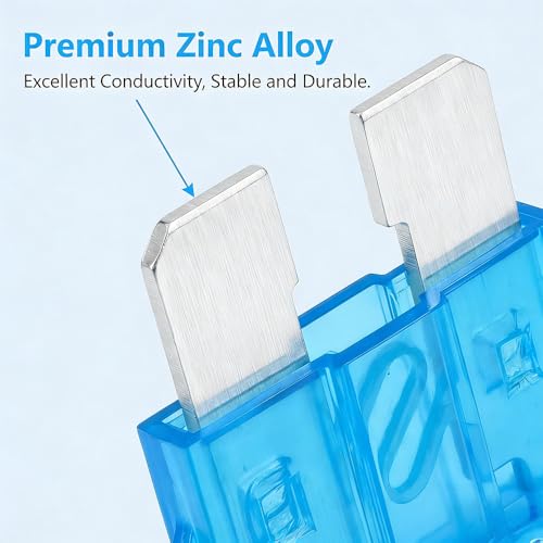 80Pcs) 15 Amp Standard Fuse, 15A Car Blade Fuses for Car/RV/Truck/SUV/Motorcycle/Boat (15A)