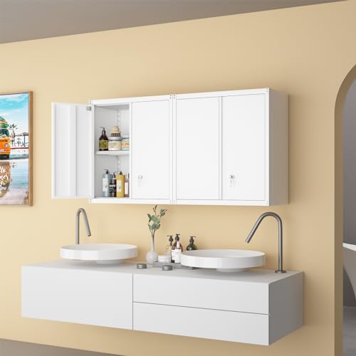 Metal Wall Cabinet (27.95"H Wall Cabinet / White)
