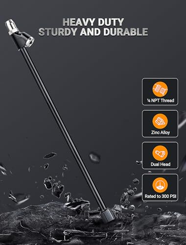 13'' Dual Head Air Chuck Set (13'' - Zinc Alloy)
