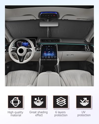 2025 2026 S Class Windshield Sun Shade Windshield Sunshade for S (2014-2026 S-Class)