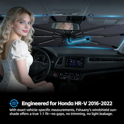 Windshield Sun Shade Umbrella for Honda HR (For Honda HR-V 2016-2022)