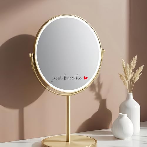 4 xJust Breathe Rear View Mirror Sticker