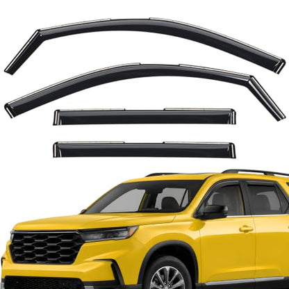 Extra Durable Window Deflectors in (For Honda Pilot 23-26)