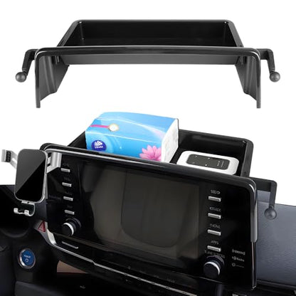 Car Phone Holder Center Console Organizer Tray for Toyota Sienna 2021 2022 2023 2024 [9 ([Tray&phone holder]for Toyota Sienna 2021-2024)