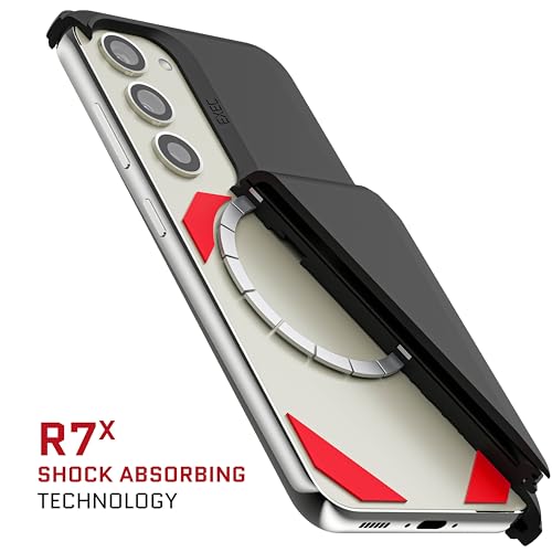 EXEC Samsung Galaxy S23 Wallet Case with Detachable Magnetic Credit Card Holder Supports Wireless Charging Shockproof Protective Phone Cover Designed for 2023 (Galaxy S23 / Black)