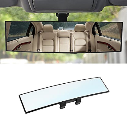12 Inch Panoramic Car Rearview Mirror (White)