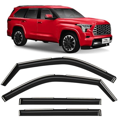 in Channel Extra Durable Rain Guards for Toyota Sequoia 2023