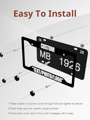 Custom License Plate Frame (4 Holes)