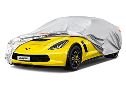 6 Layers Waterproof Car Cover for Chevrolet Corvette 1980 (LM-Silver / 15. Custom Fit Chevrolet Corvette)