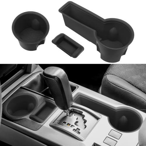 3PCS Cup Holder Insert Compatible with Toyota 4Runner 2010 (For 2010-2024 4Runner (3PCS))